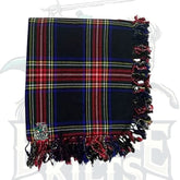 New Scottish Traditional Black Stewart Kilt Fly Plaid